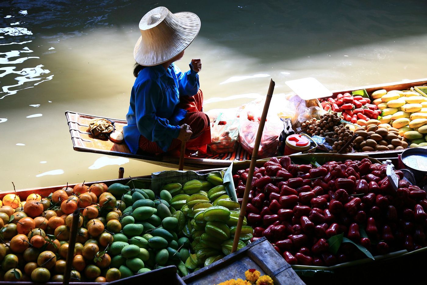Thaïlande Marché flottant de Damnoen Saduak