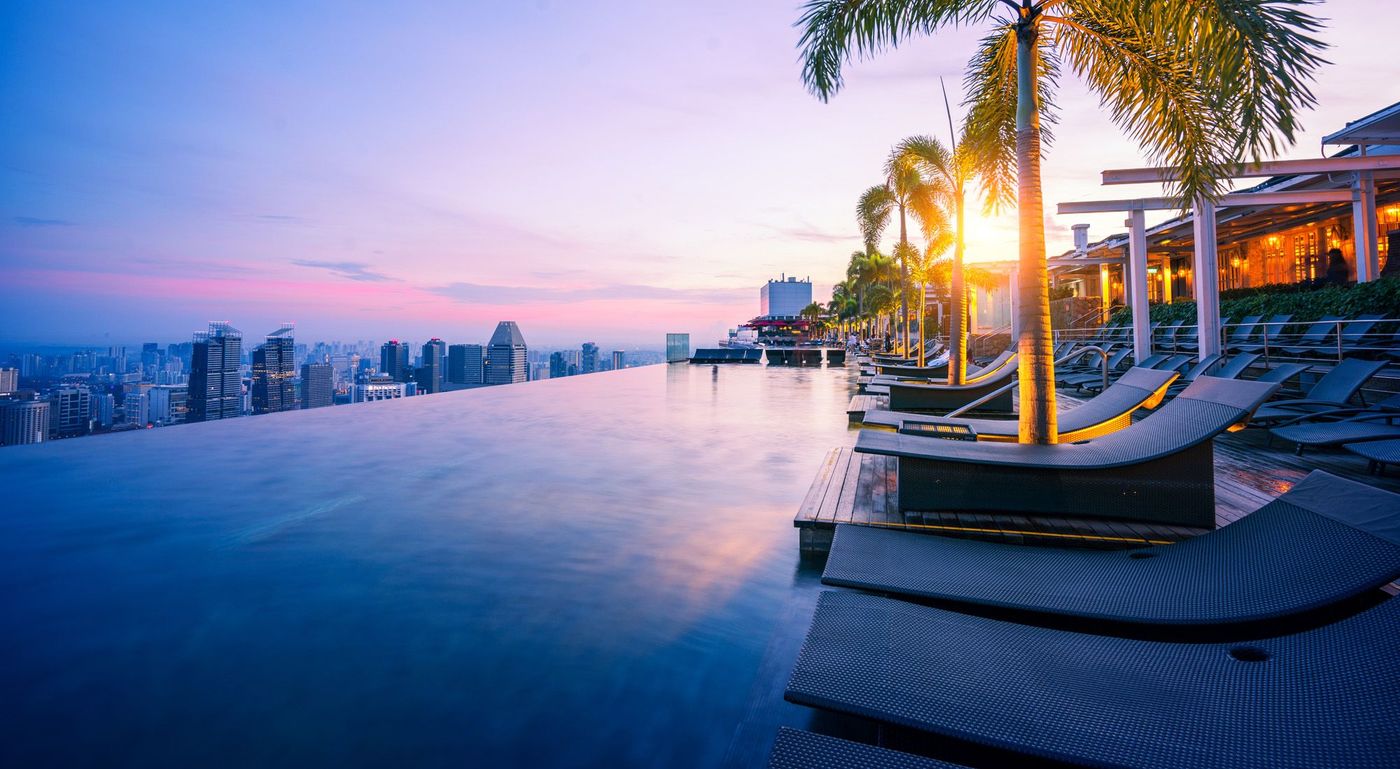 Marina Bay Piscine Singapour