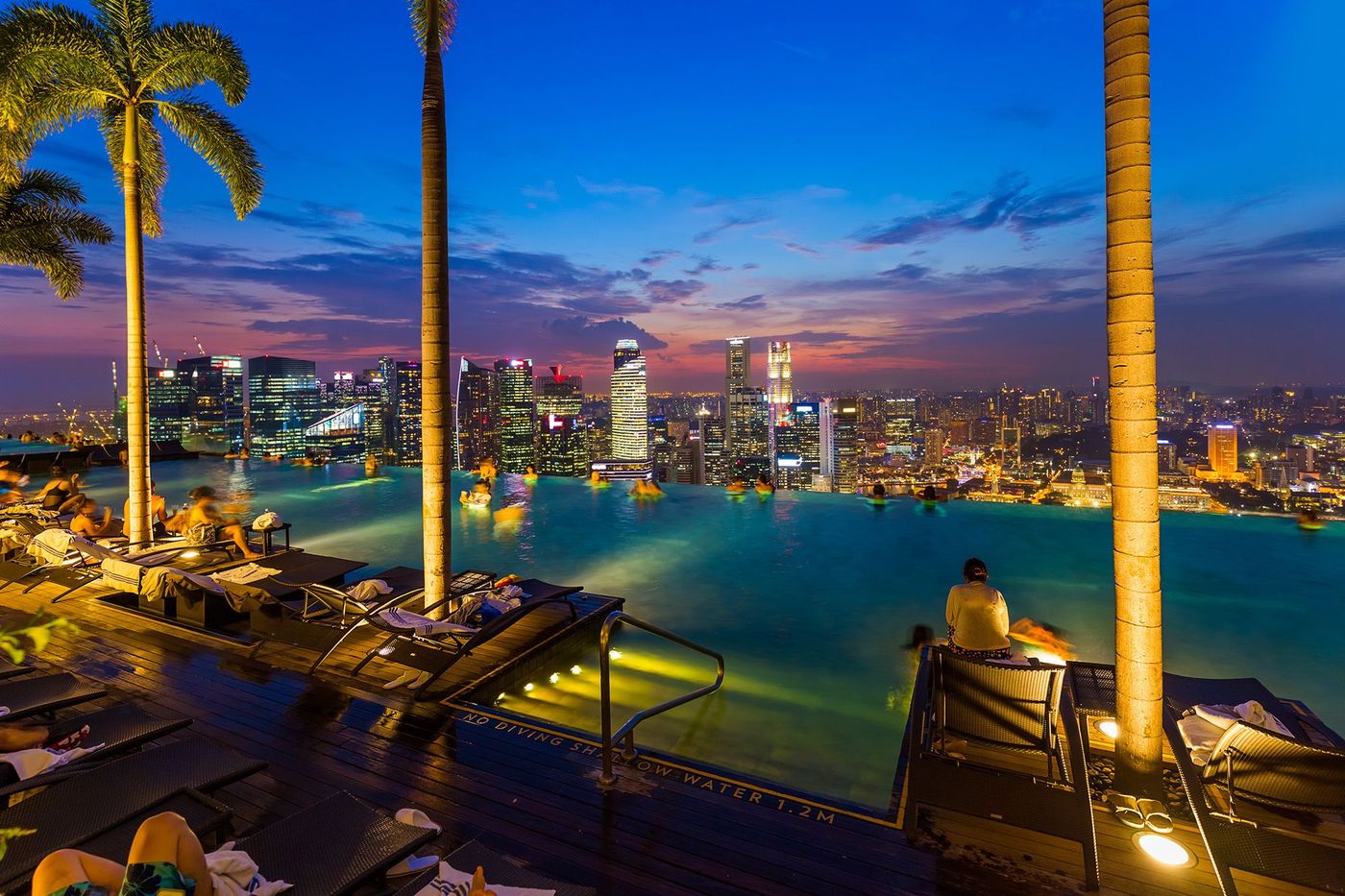 Marina Bay Sands Hotel - piscine
