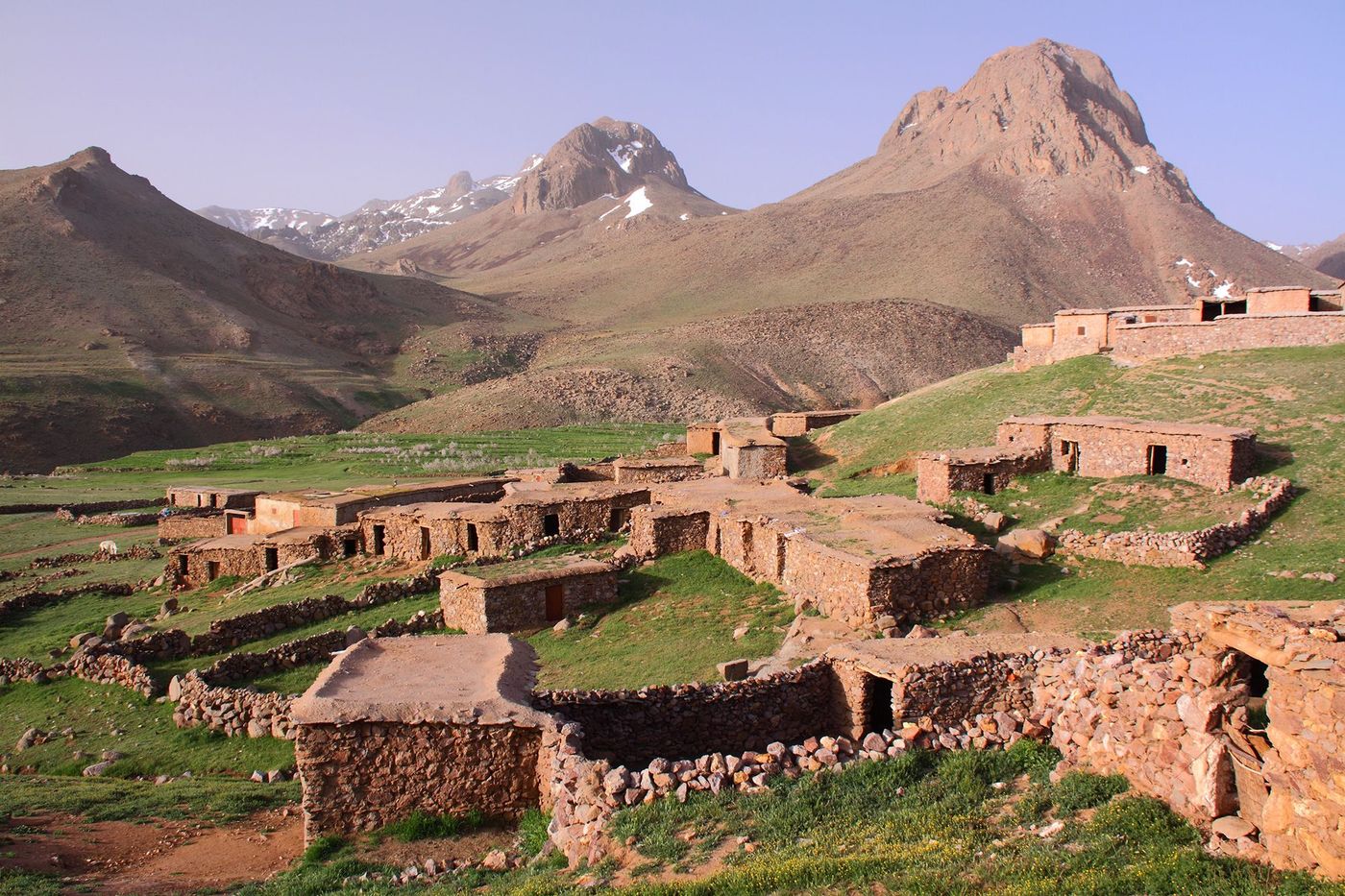 Maroc Bergerie d'altitude près du massif du  Siroua