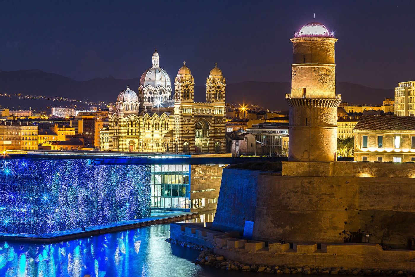 Marseille Mucem Nuit