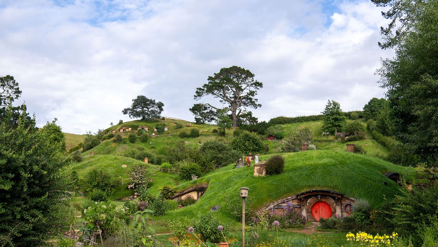 Plateau de tournage Hobbiton à Matamata - Nouvelle-Zélande