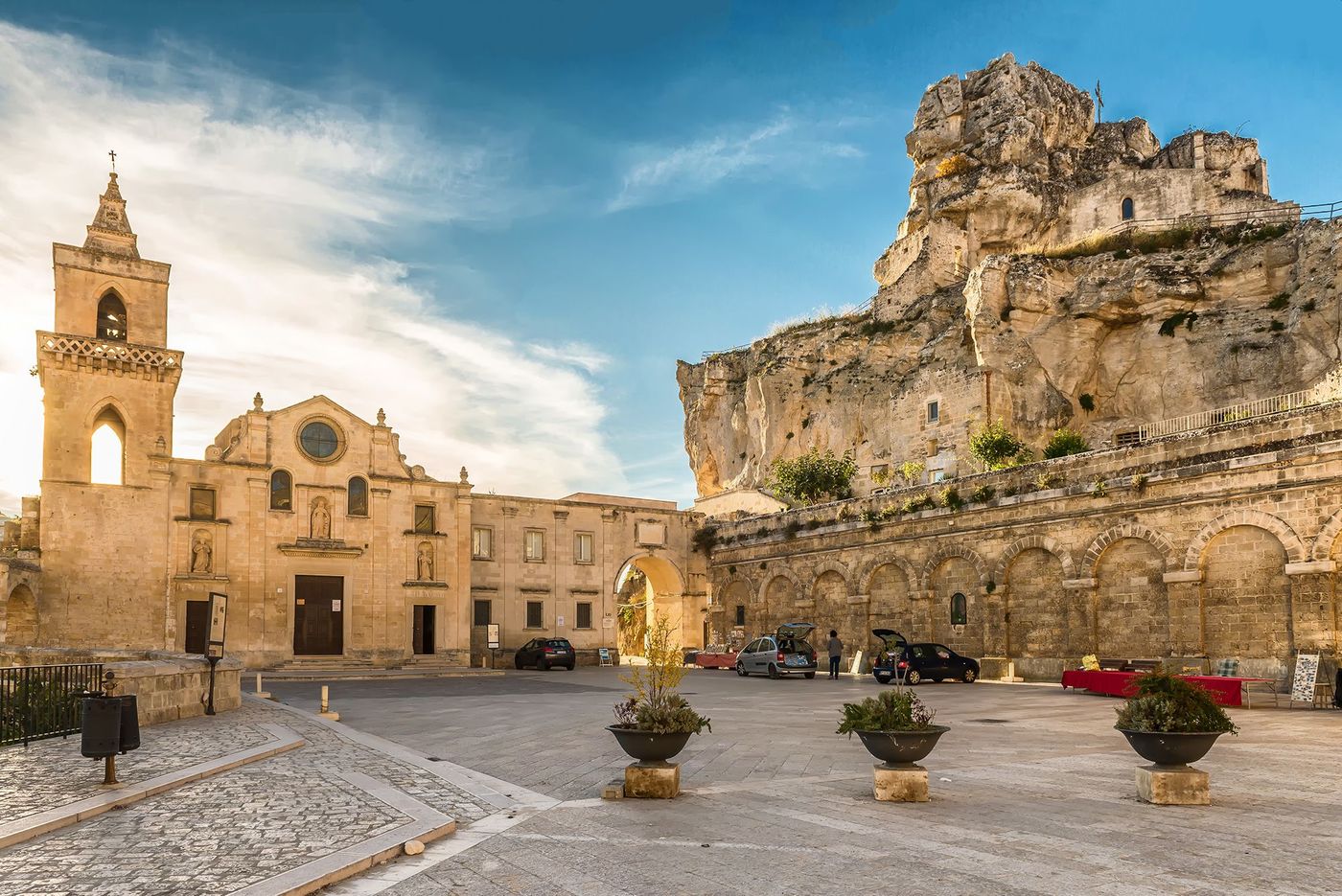 Matera Piazza San Pietro Caveoso