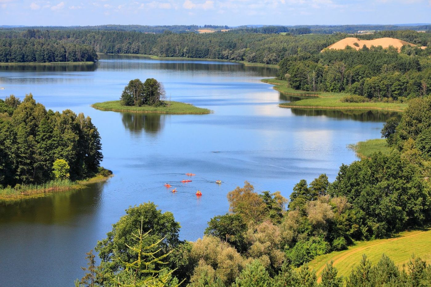 Pologne Mazurie Lac Jedzelewo