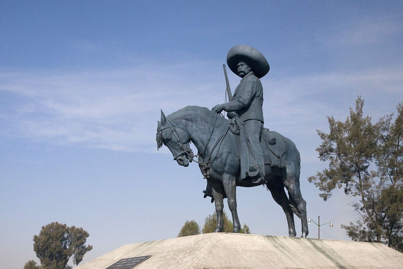 Mexique Toluca Statue de Zapata