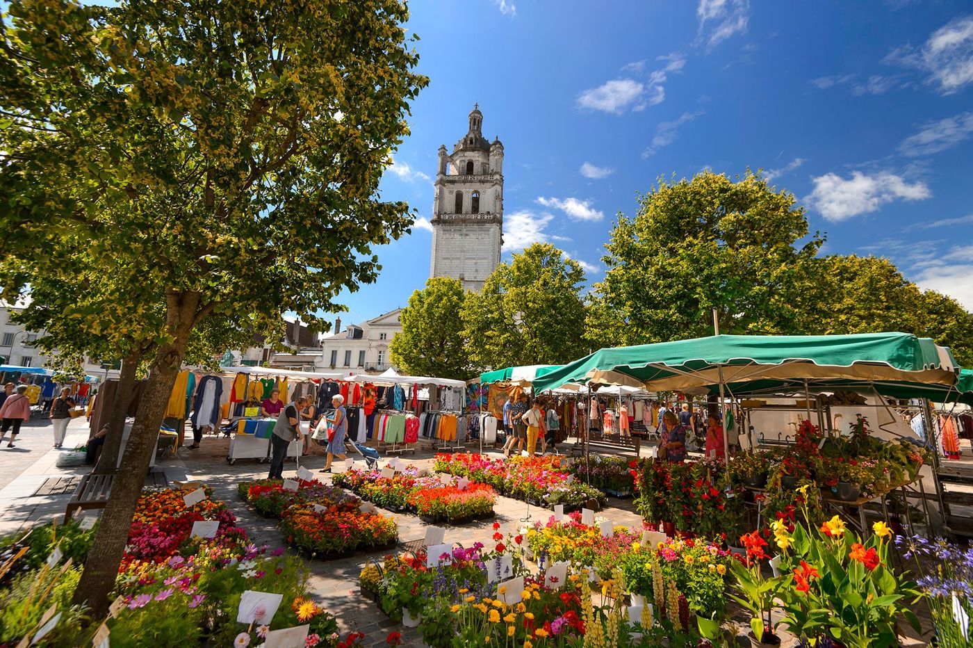 Marché de Loches © Léonard de Serres