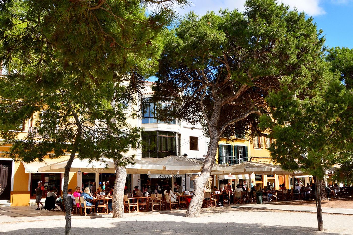 Minorque Ciutadella Place des Pins