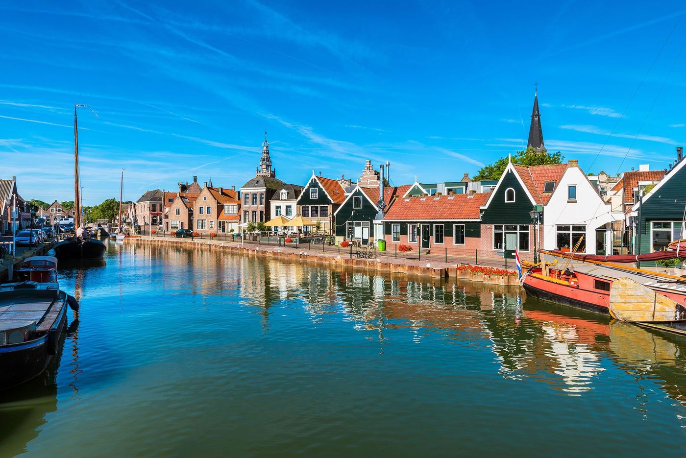 Vue sur les maisons de Monnickendam - Pays-Bas