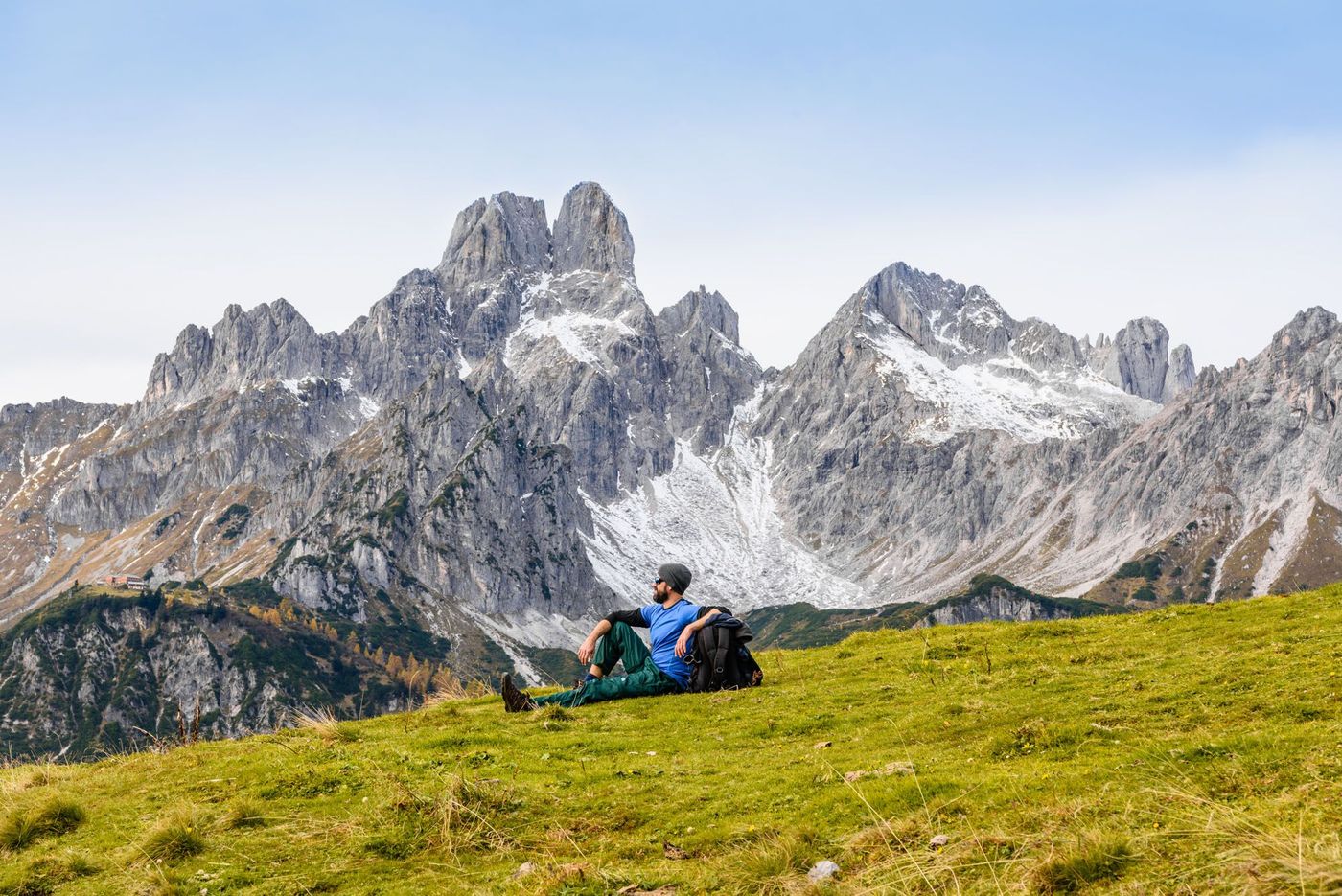 Montagne écotourisme Homme