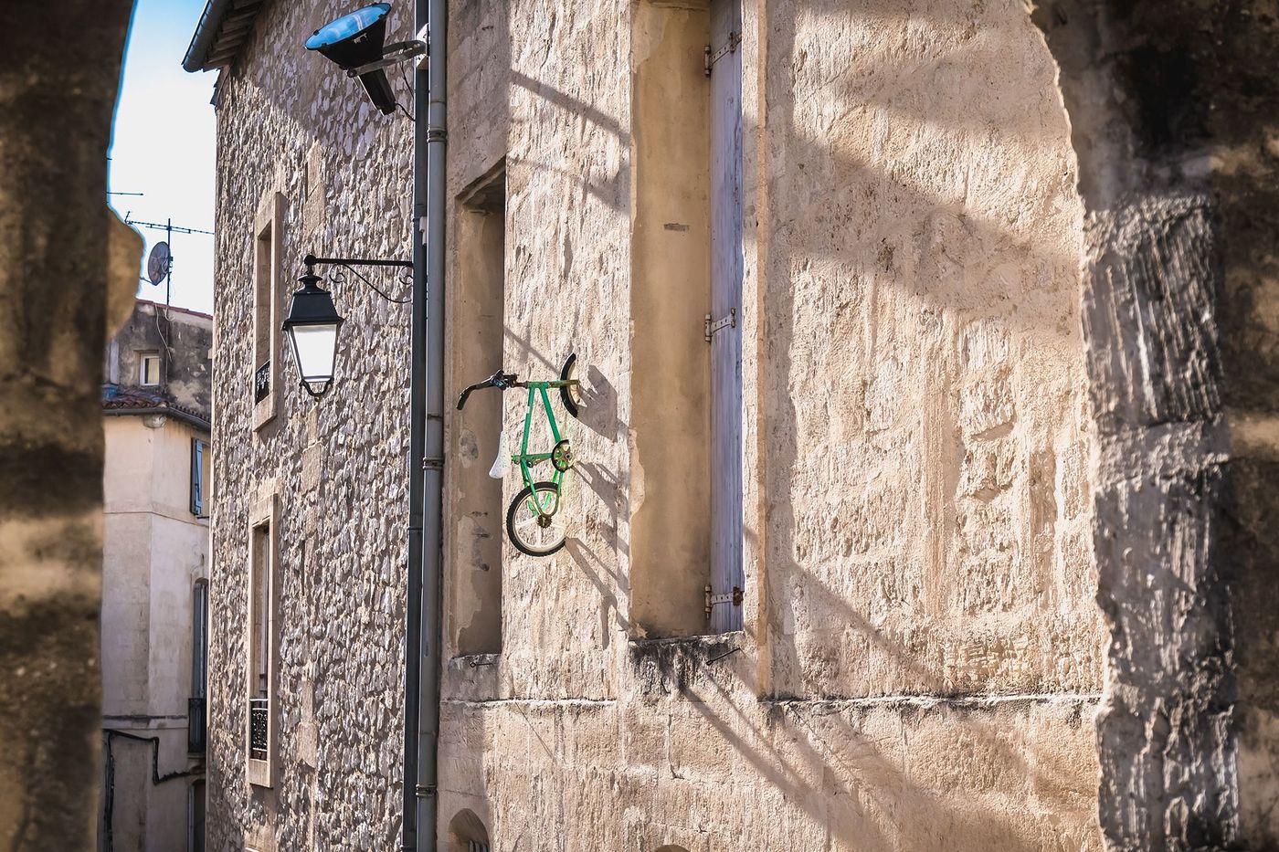 Montpellier Vélo suspendu