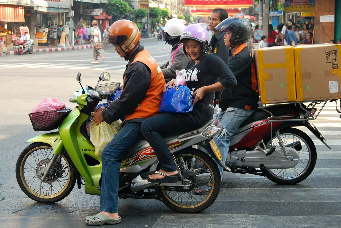 Moto-taxi Asie Transports