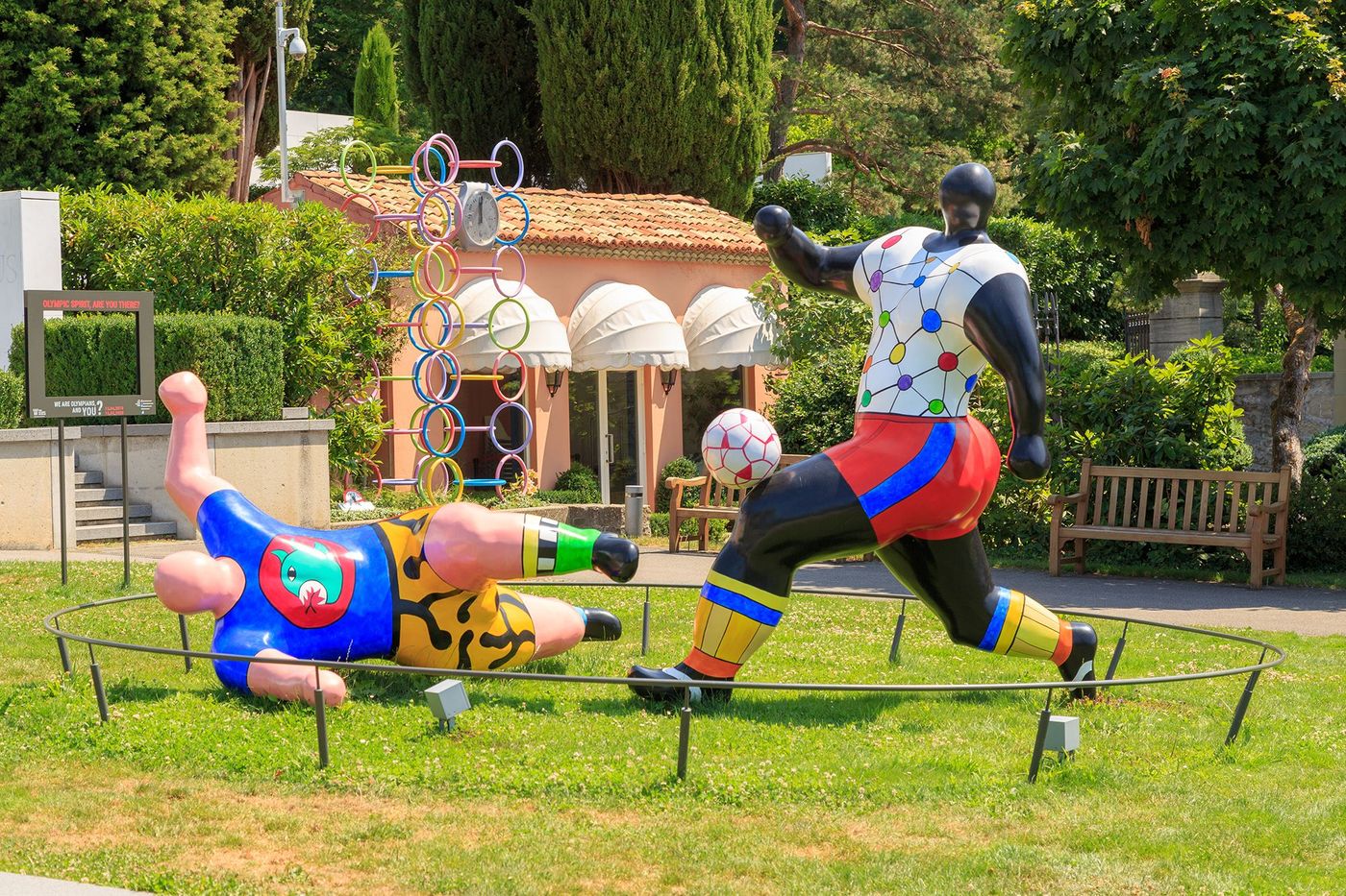 Musée olympique - sculptures du jardin - Lausanne