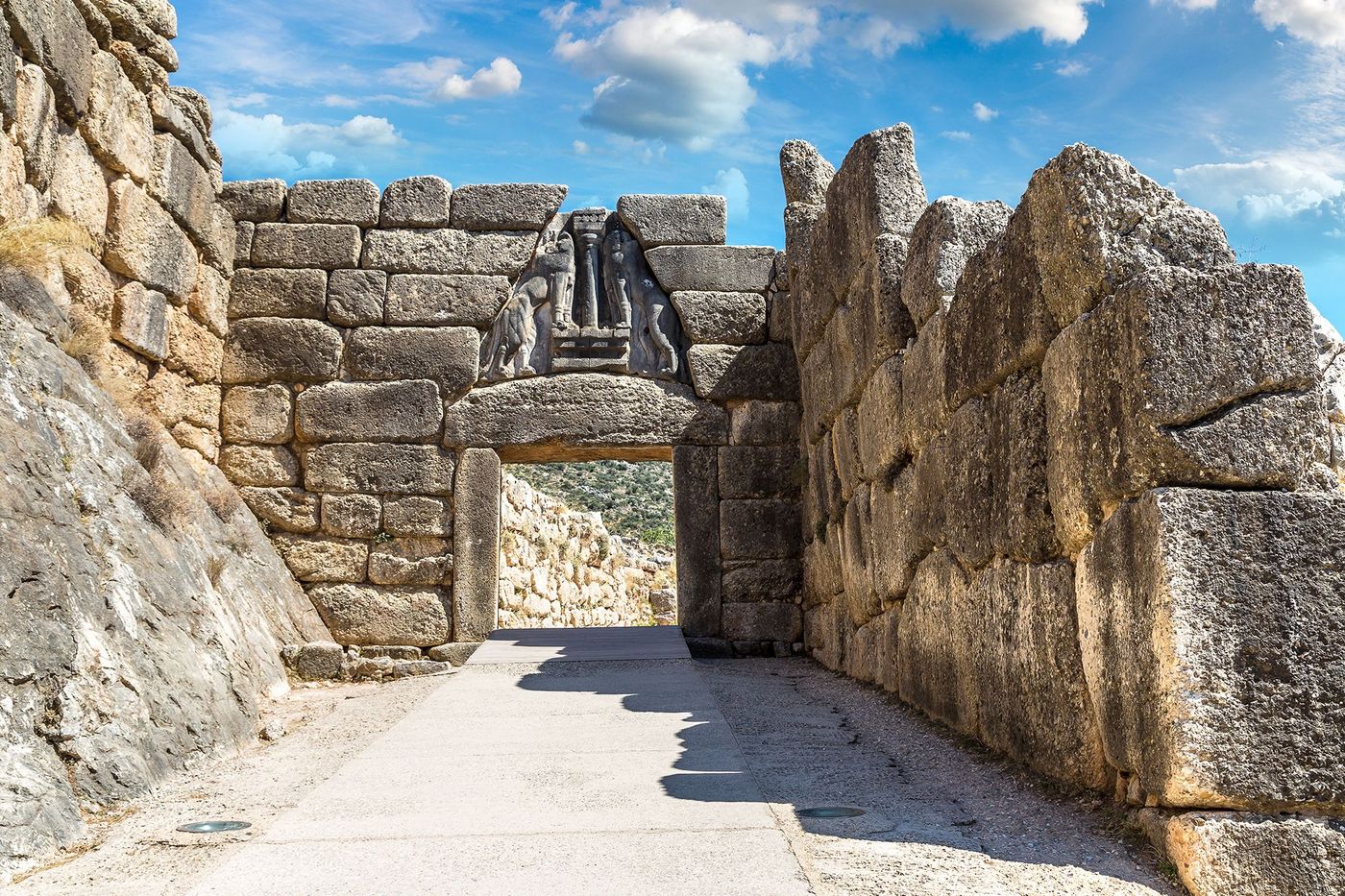 Mycènes - porte des Lionnes