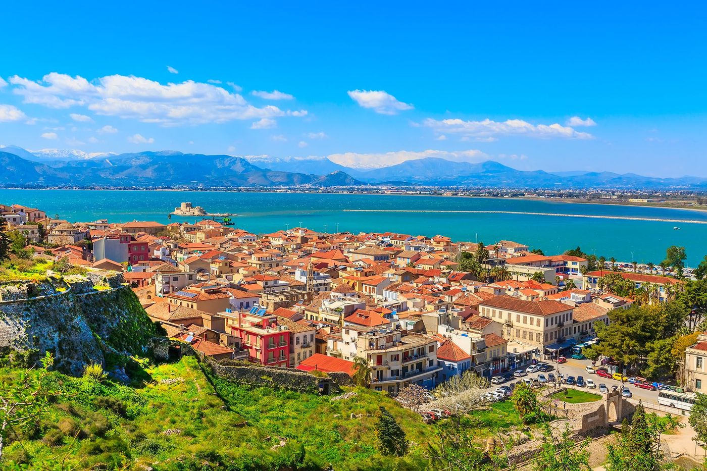 Vue aérienne de Nafplio - Grèce