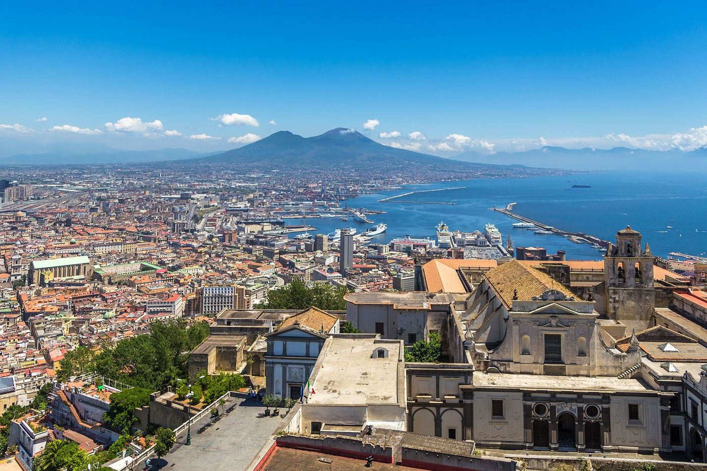 Naples Panorama depuis la colline du Vomero