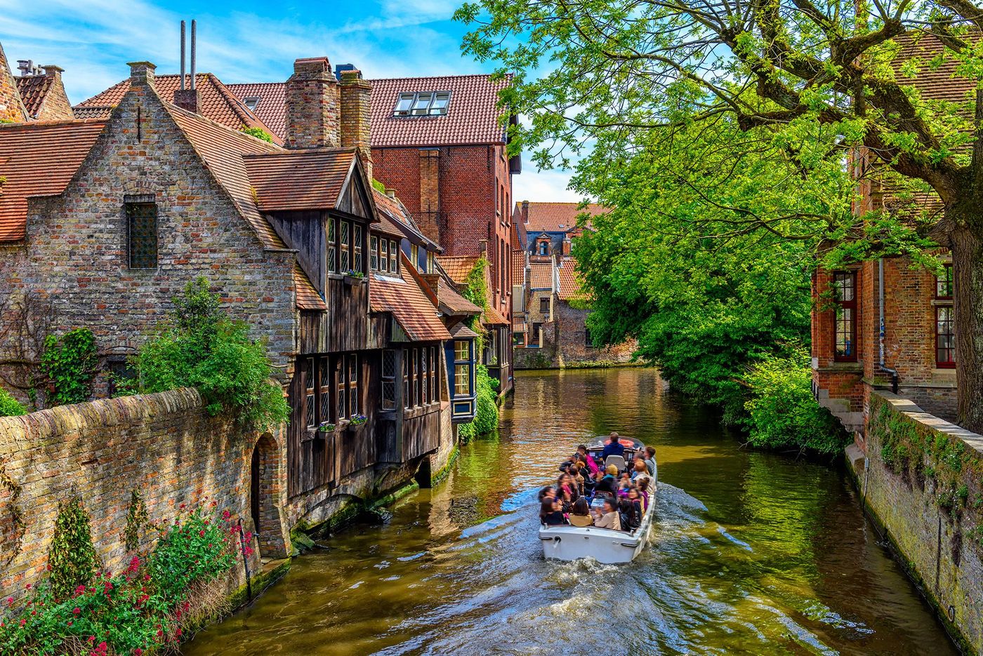 Navigation canaux de Bruges
