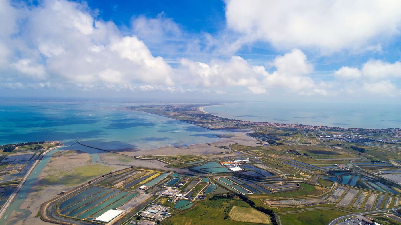 Noirmoutier Vue aérienne Ile