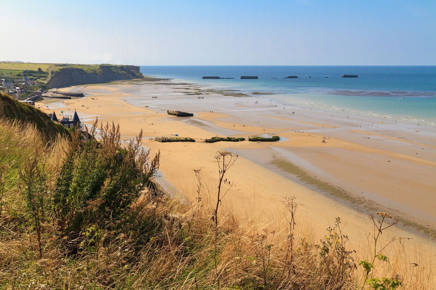 Normandie Plage d'Arromanches les Bains