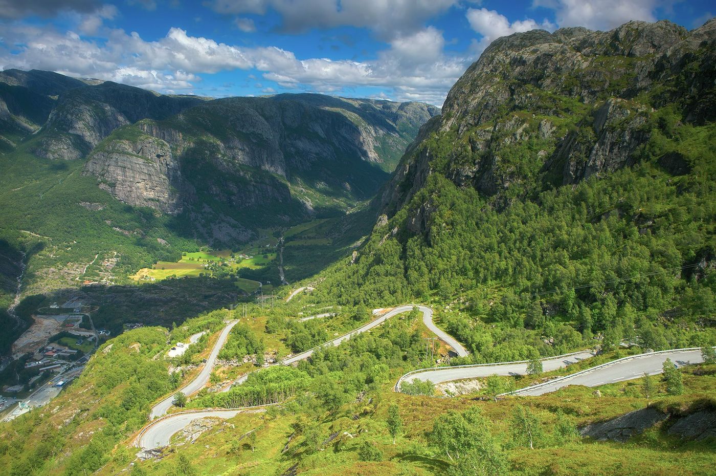 Norvège route Lysevegen Fv500