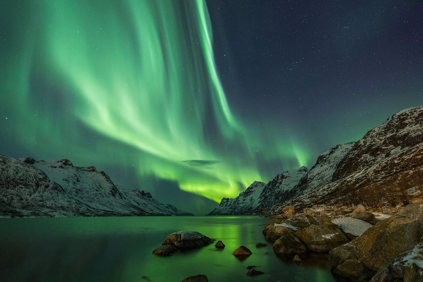 Norvège Aurore boréale à Tromso