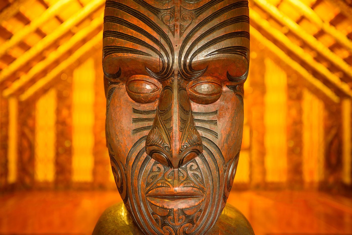 Nouvelle-Zélande Statue maorie