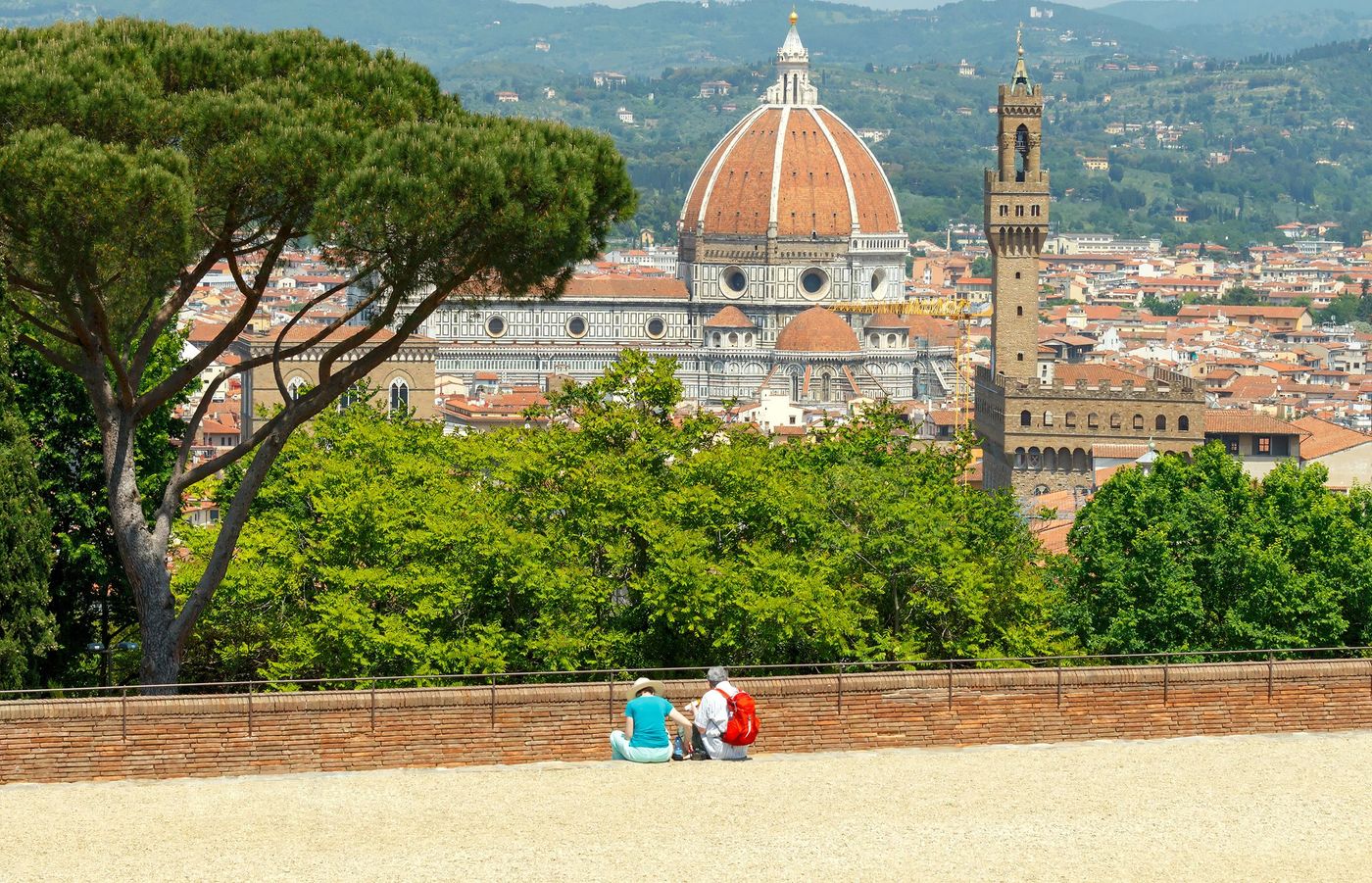 Italie Florence Oltrarno Vue depuis le Fort Belvedere
