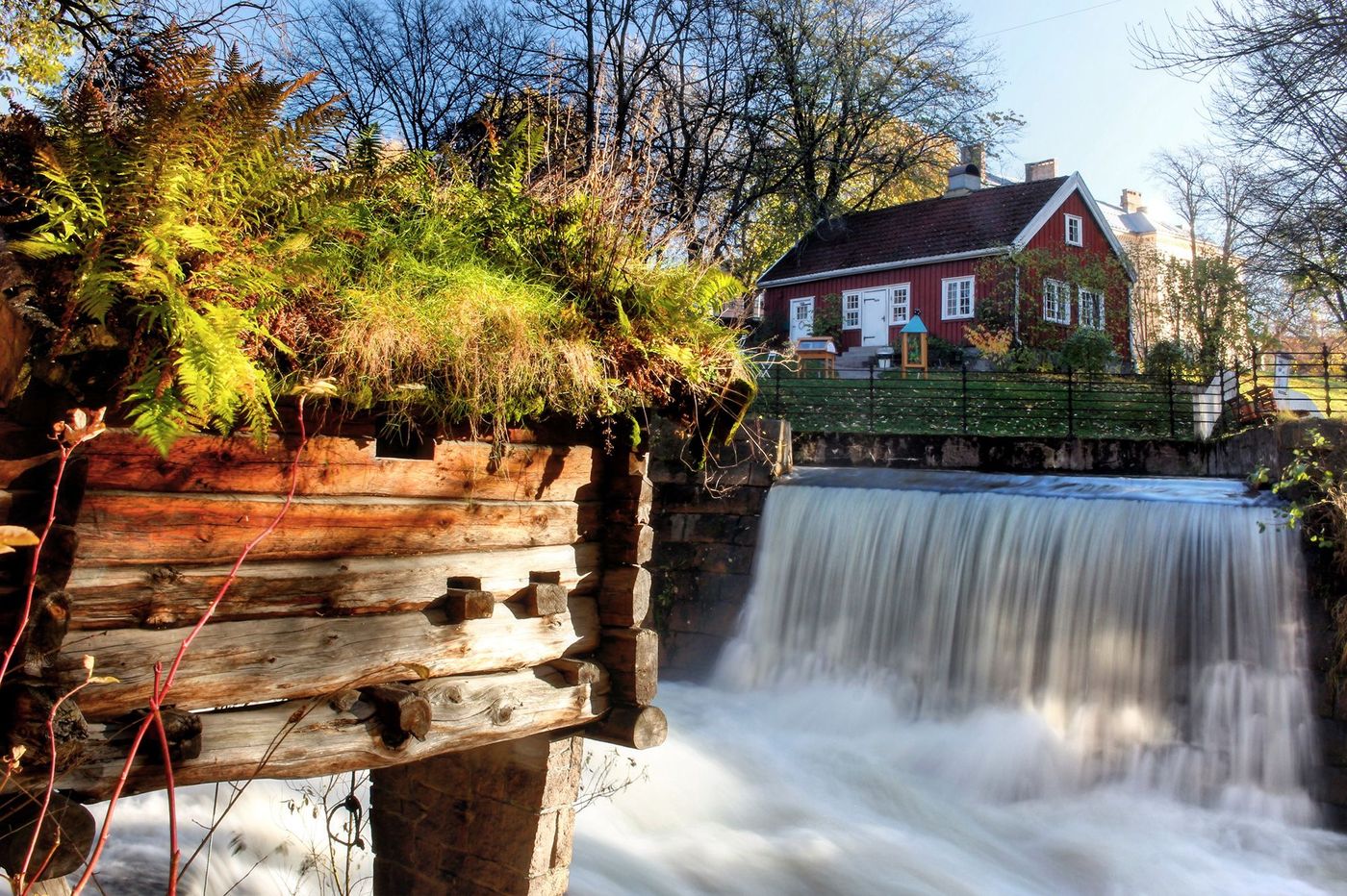 Norvège Oslo Rivière Akerselva