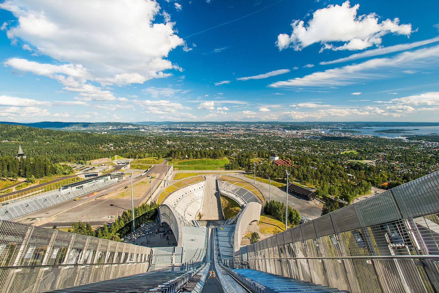 Norvège Oslo Tremplin ski Holmenkollen