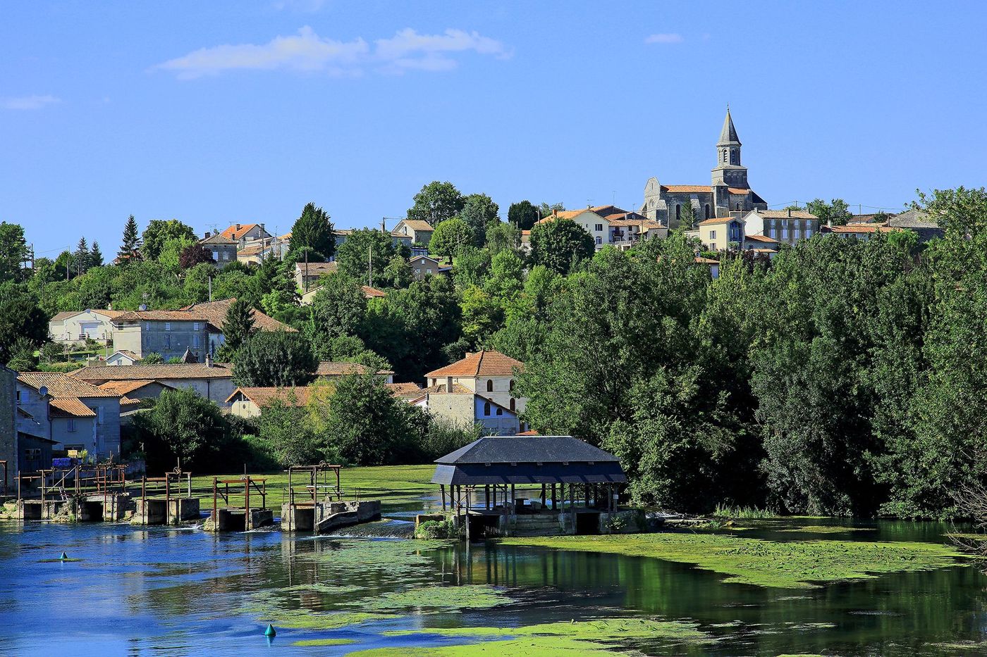 Pêcherie et village de Mosnac-Saint-Simeux