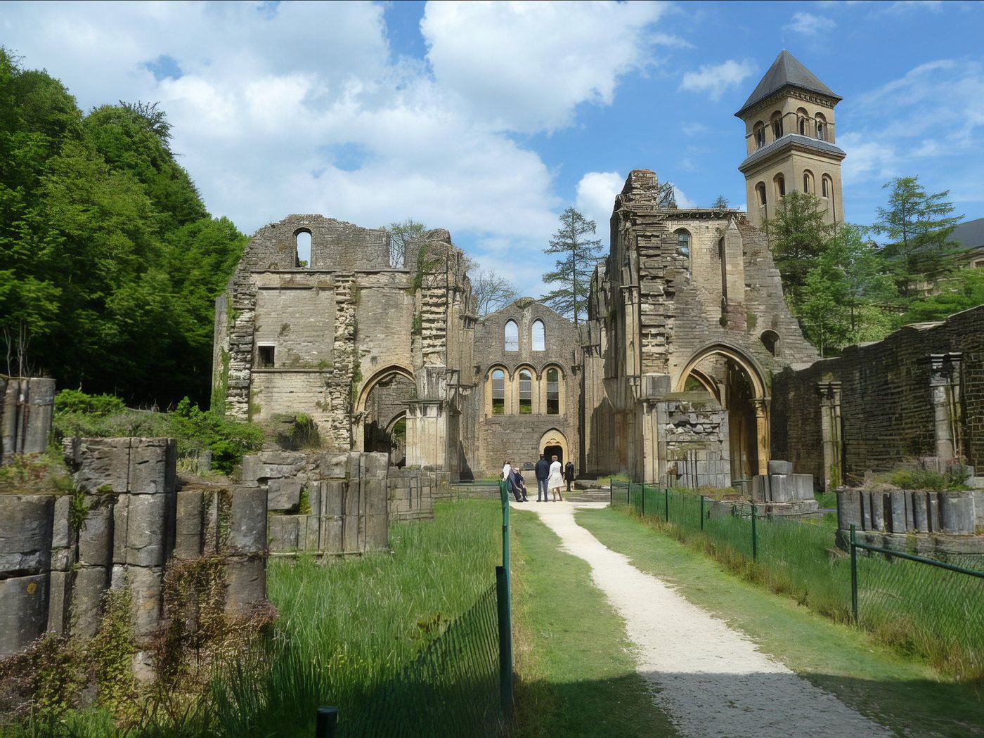 Ruines de l'ancienne Abbaye d'Orval
