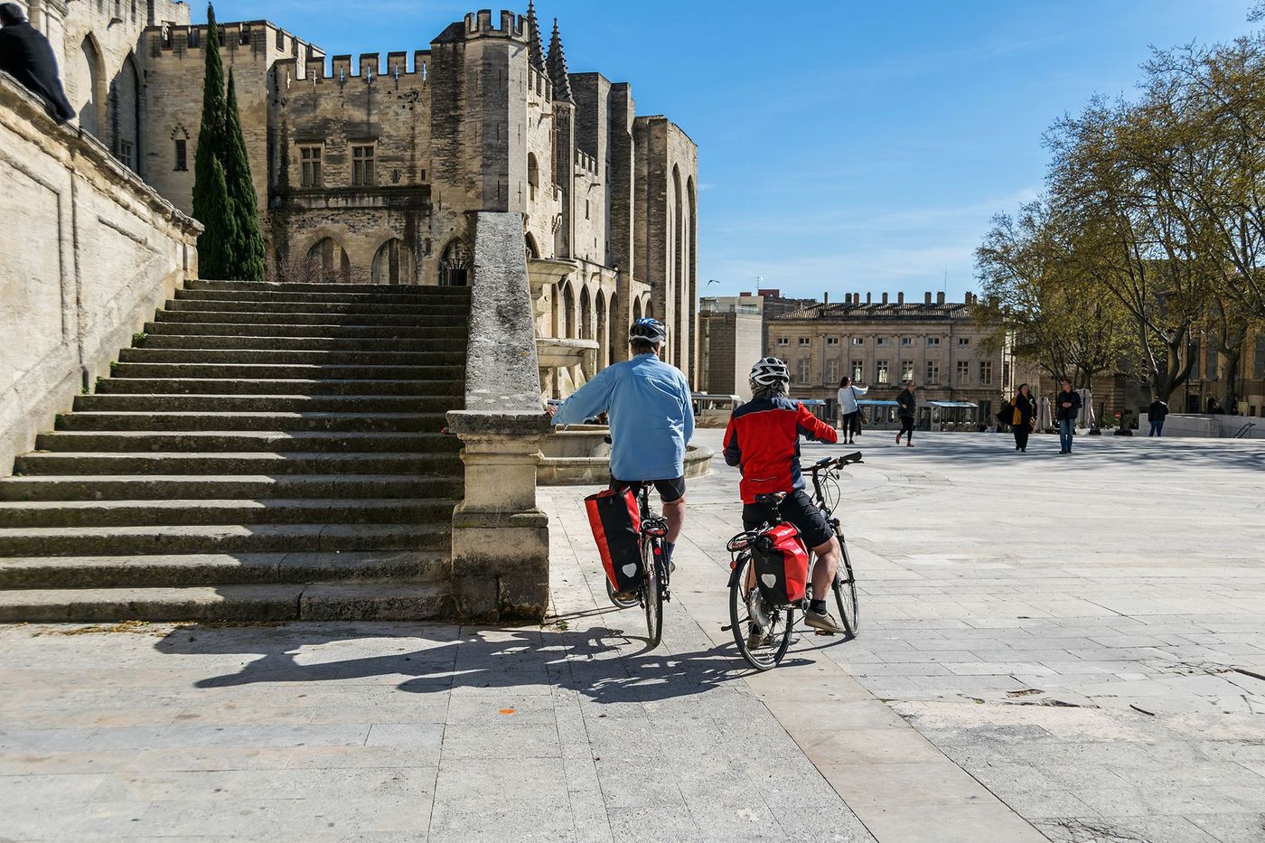 Palais des Papes - cycliste