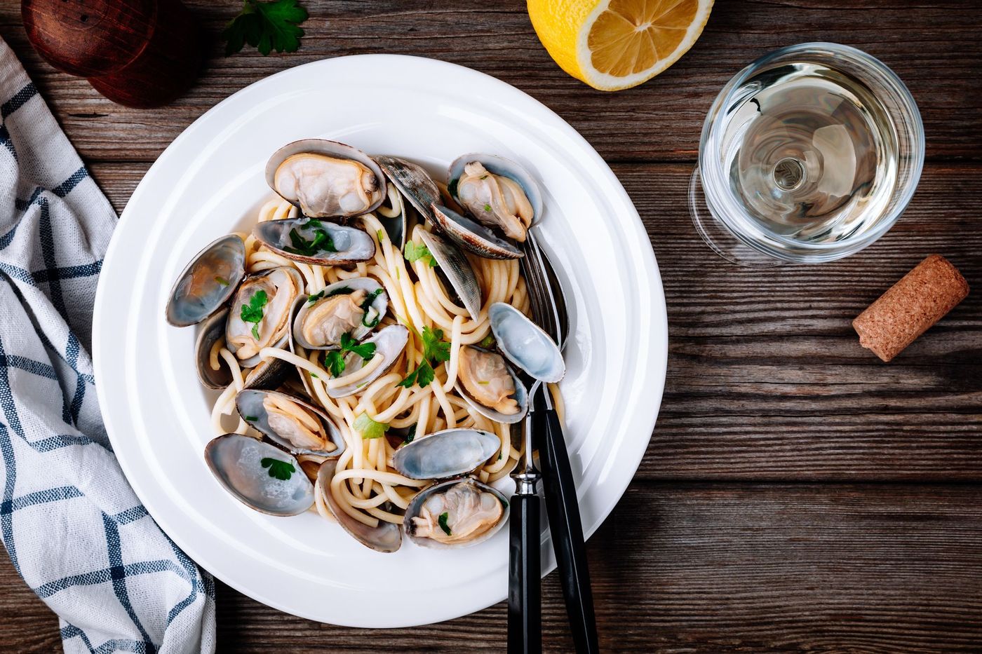 Palourdes Spaghetti Cuisine