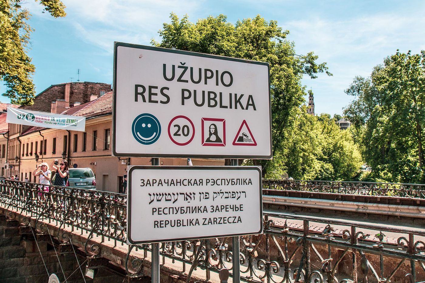 Panneau République d'Užupis