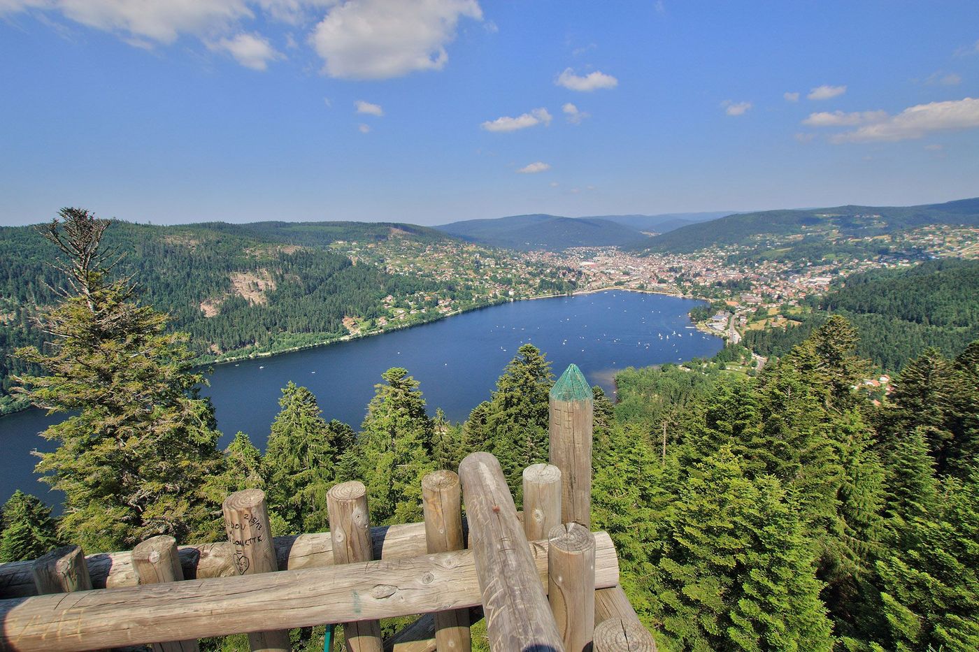 Panorama depuis le sommet de la tour de Mérelle