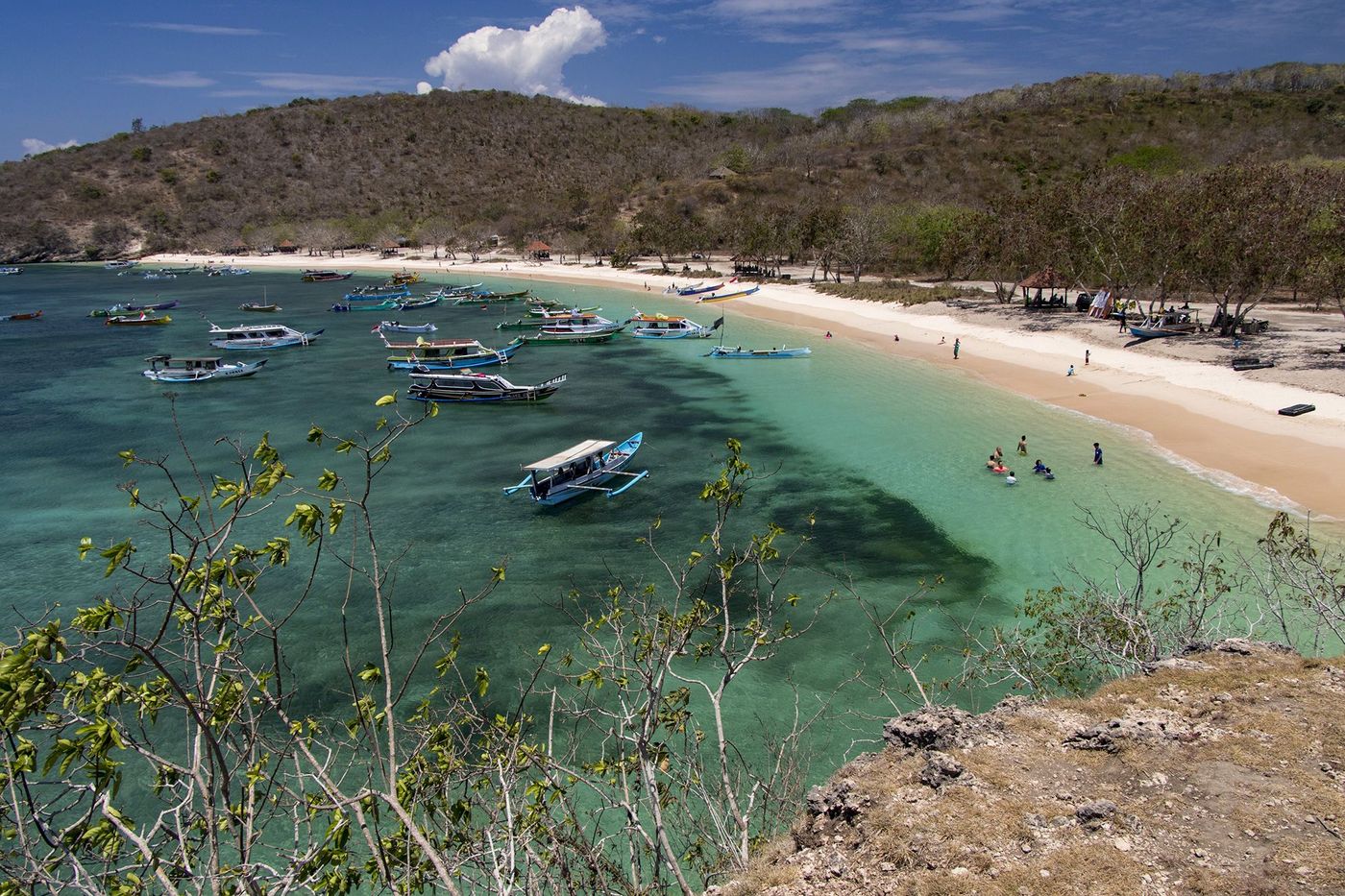 Indonésie Lombok Pantai Pink
