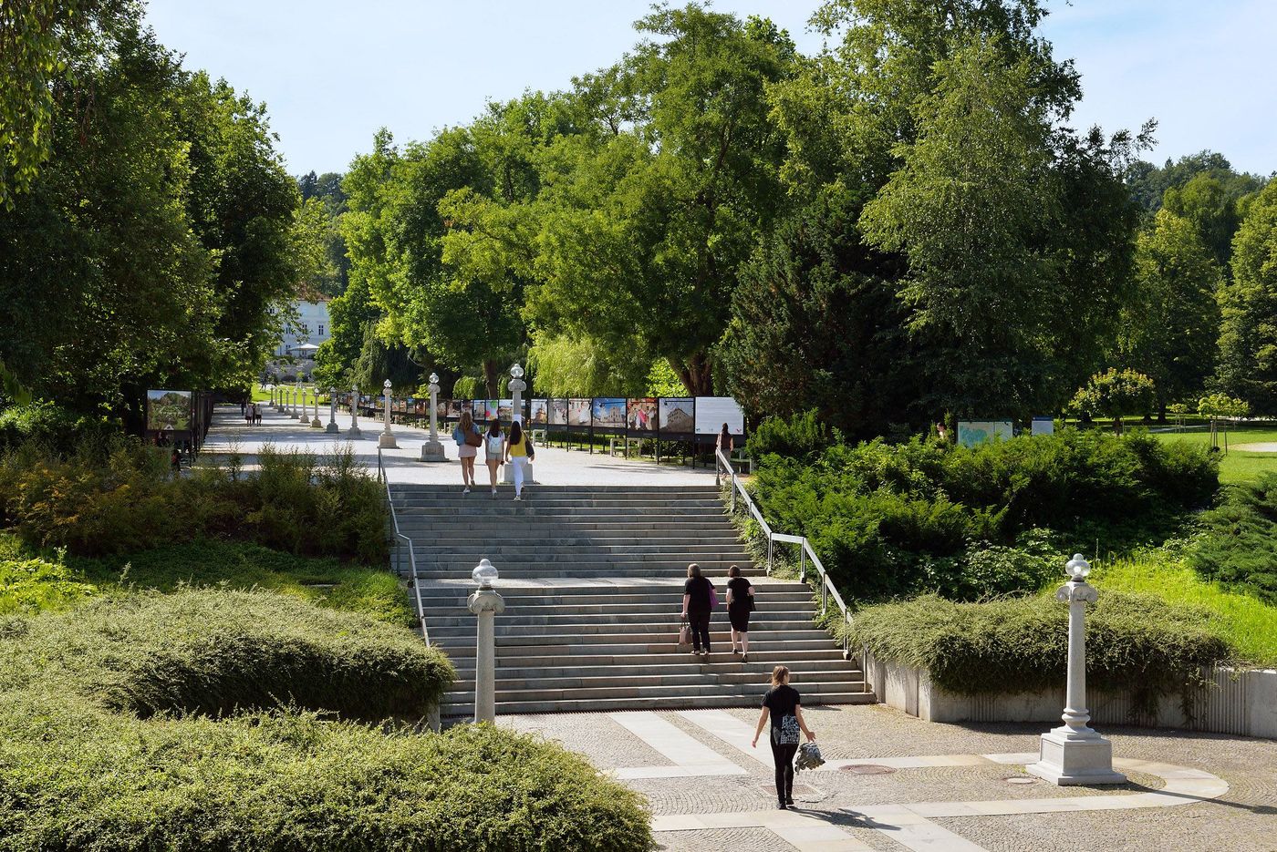 Parc paysager Tivoli - promenade de Jakopic