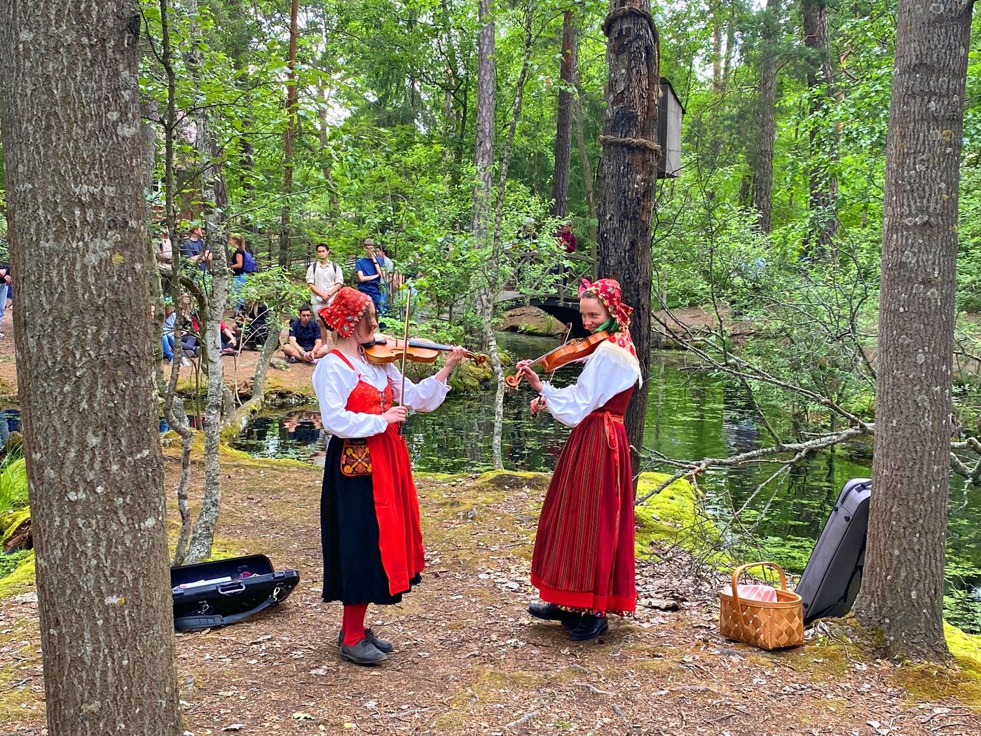Parc Skansen - concert de violons