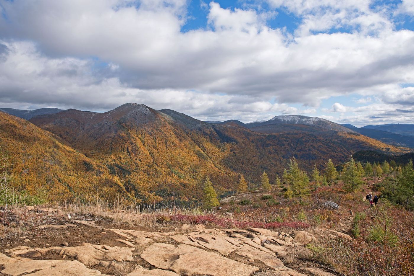 Sentier du Mont Olivine dans le parc national de la Gaspésie - Québec (Canada)