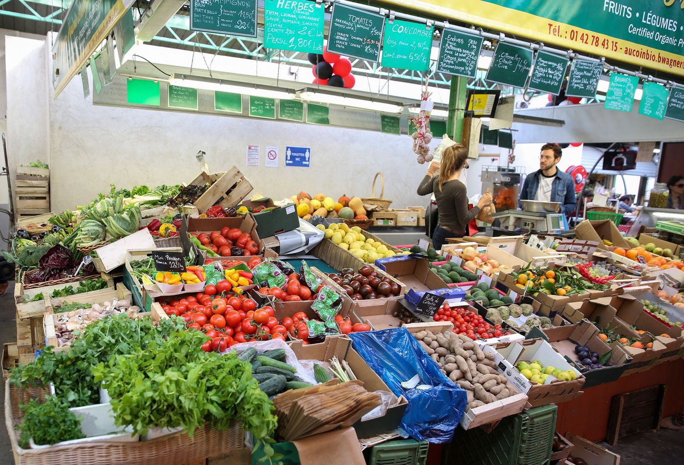 France Paris Marché des enfants rouges