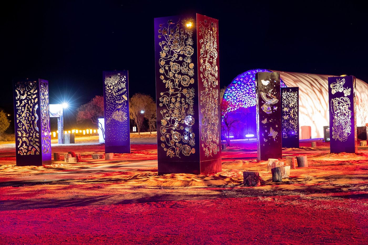 Parrtjima – Festival de lumière, Alice Springs, Territoire du Nord