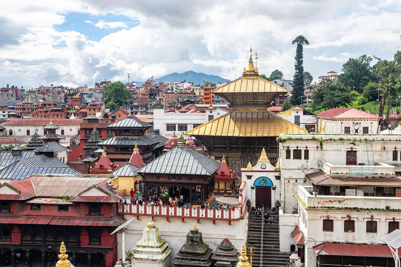 Temple de Pashupatinath à Katmandou (Népal)