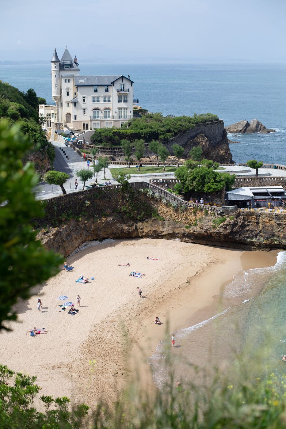 Pays Basque Biarritz Plage du Port Vieux