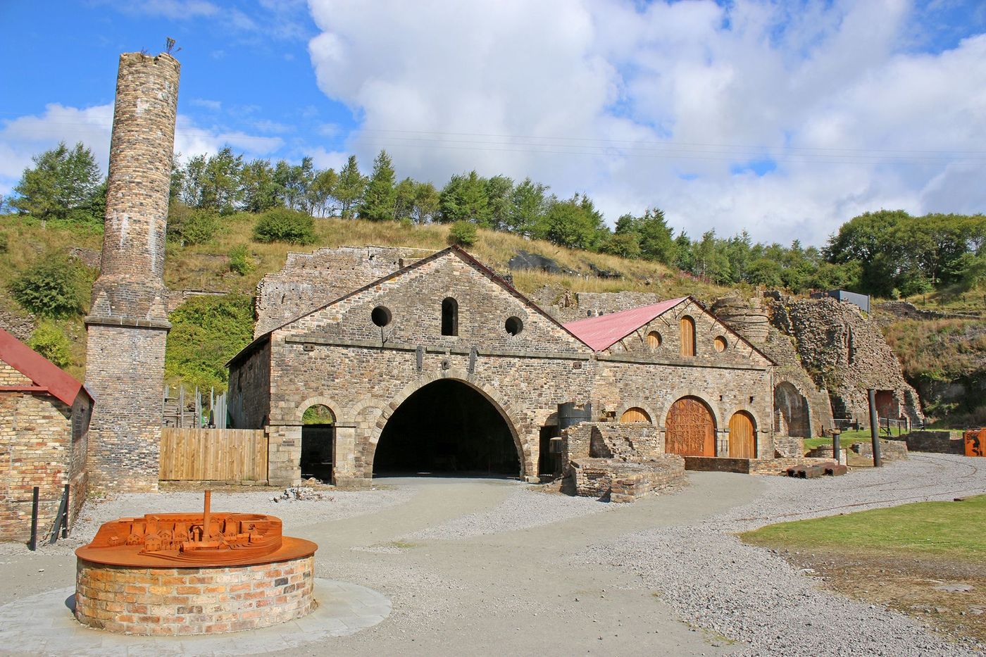 Pays de Galles Blaenavon Ancienne forge