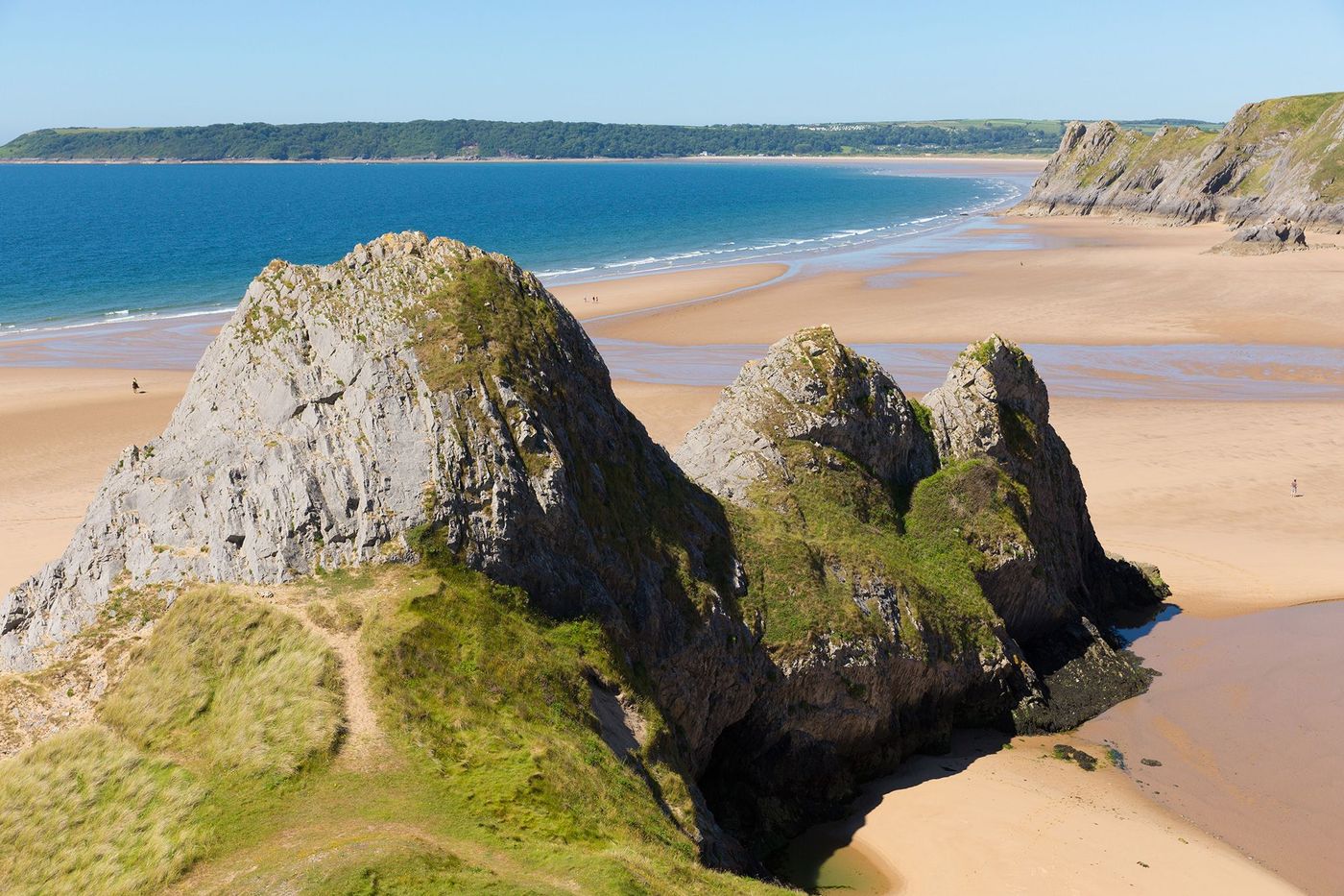 Pays de Galles Three Cliffs Bay