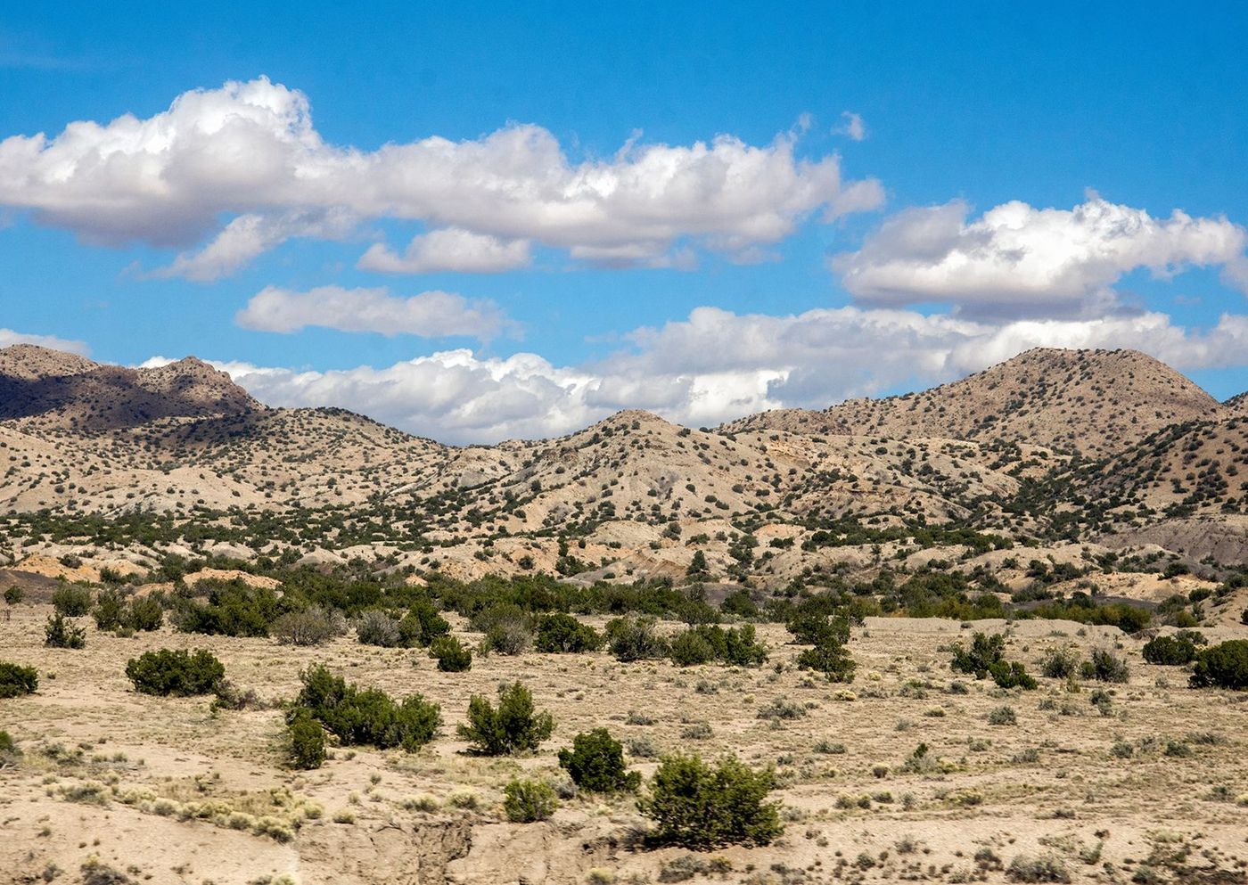 Paysage depuis le Southwest Chief après Lamy