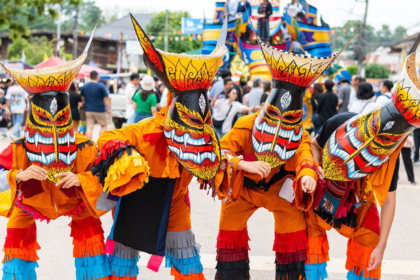Phi Ta Khon - masques