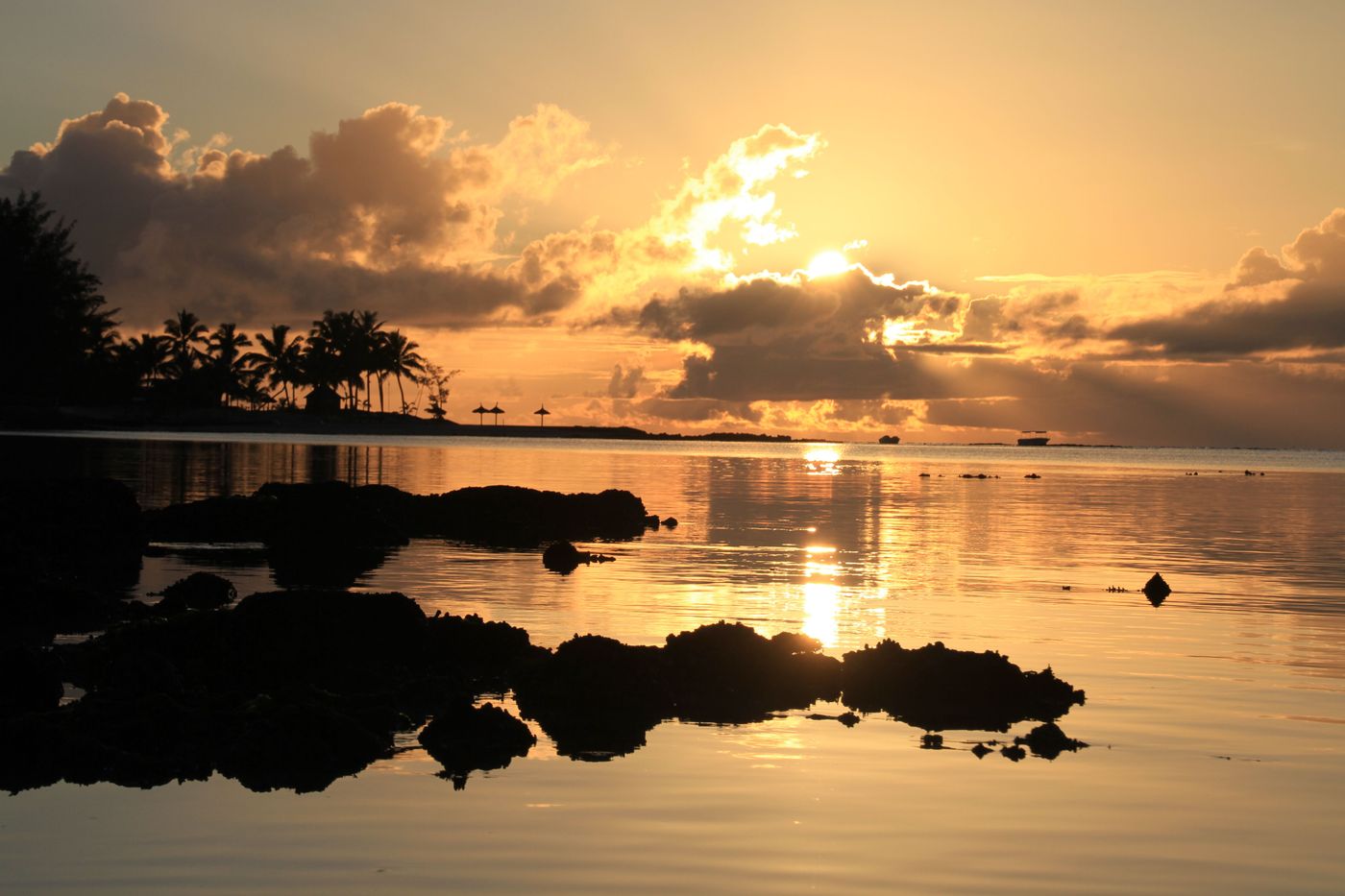 Lever de soleil à l'île Maurice