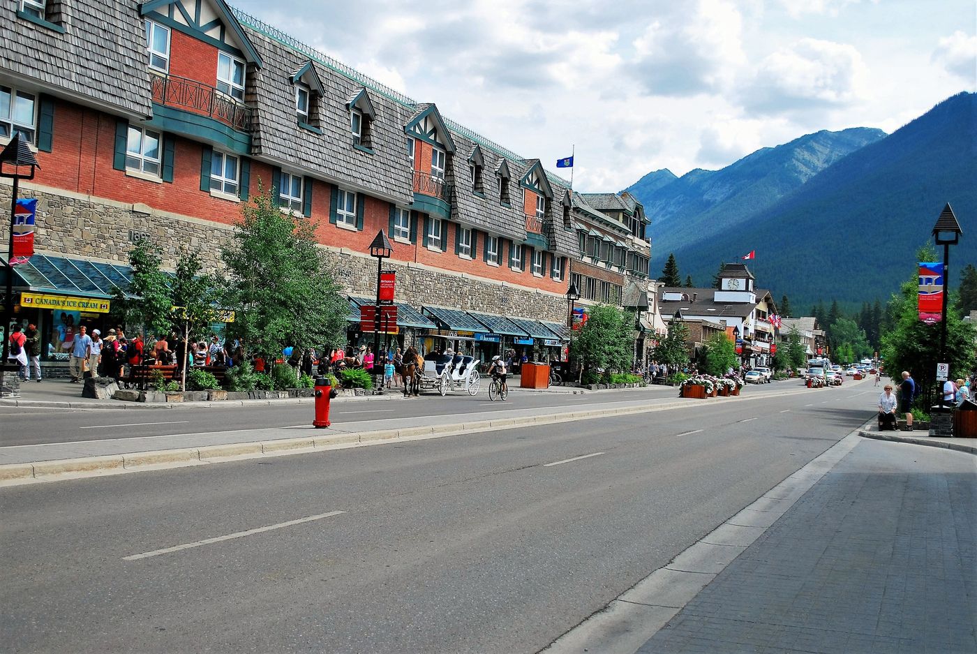 La ville de Banff