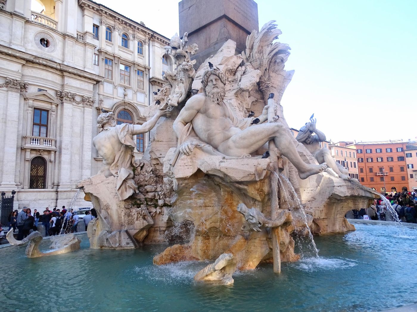 Fontana dei Quattro Fiumi (fontaine des Quatre-Fleuves)
