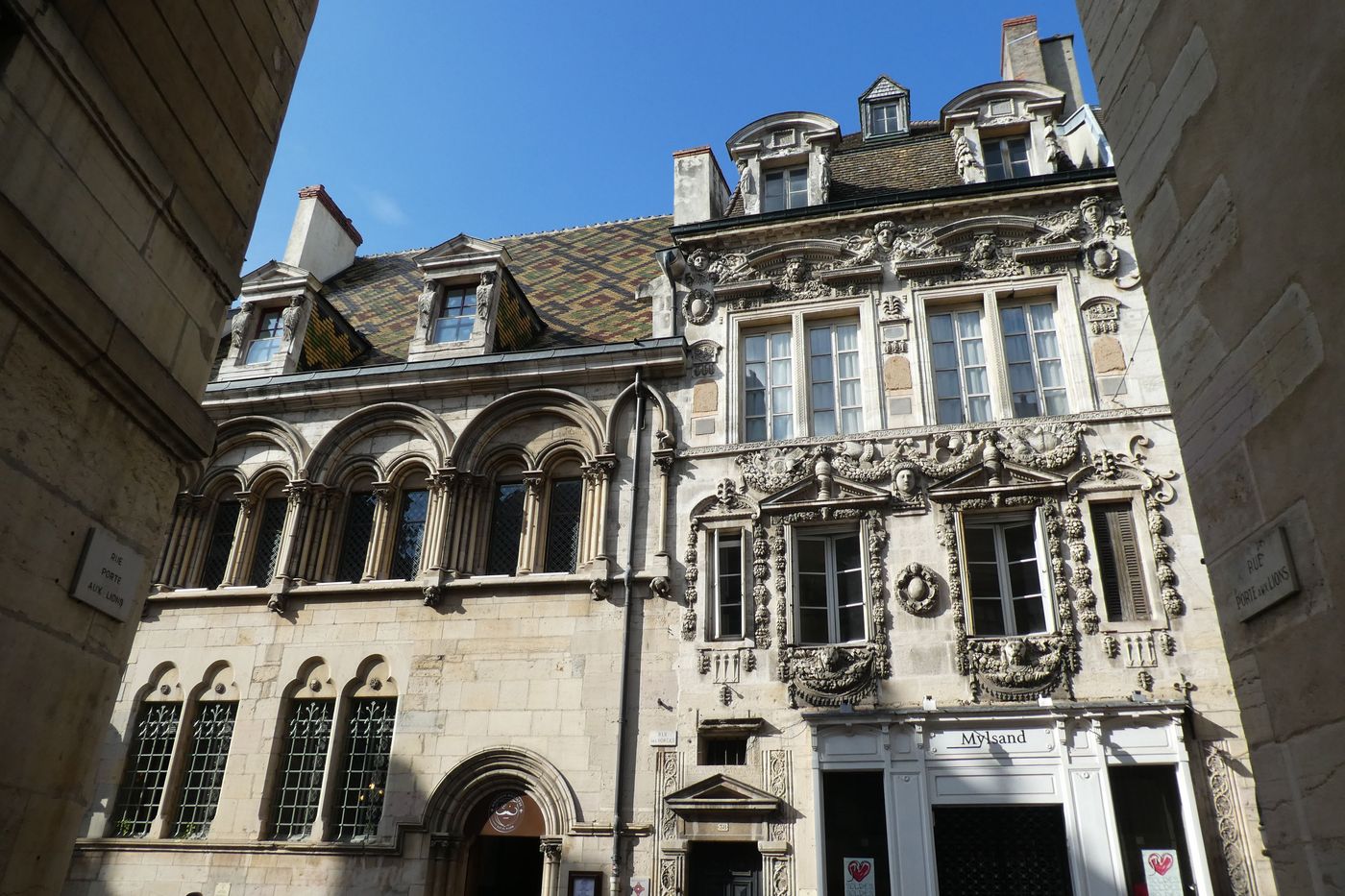 Dijon. Hôtel Aubriot et Maison Maillard